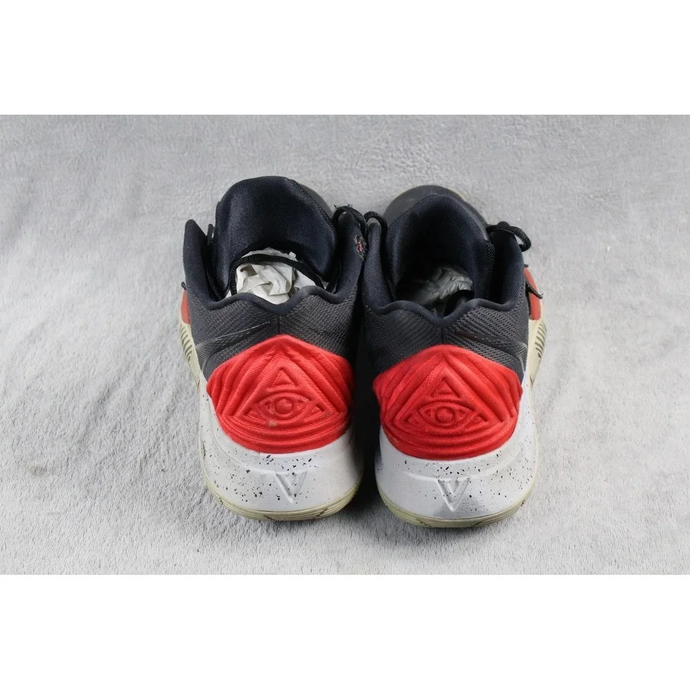 Nike Kyrie 5‎ Shoes Mens Size 11.5 Black Red Mid Top Basketball AO2918-600